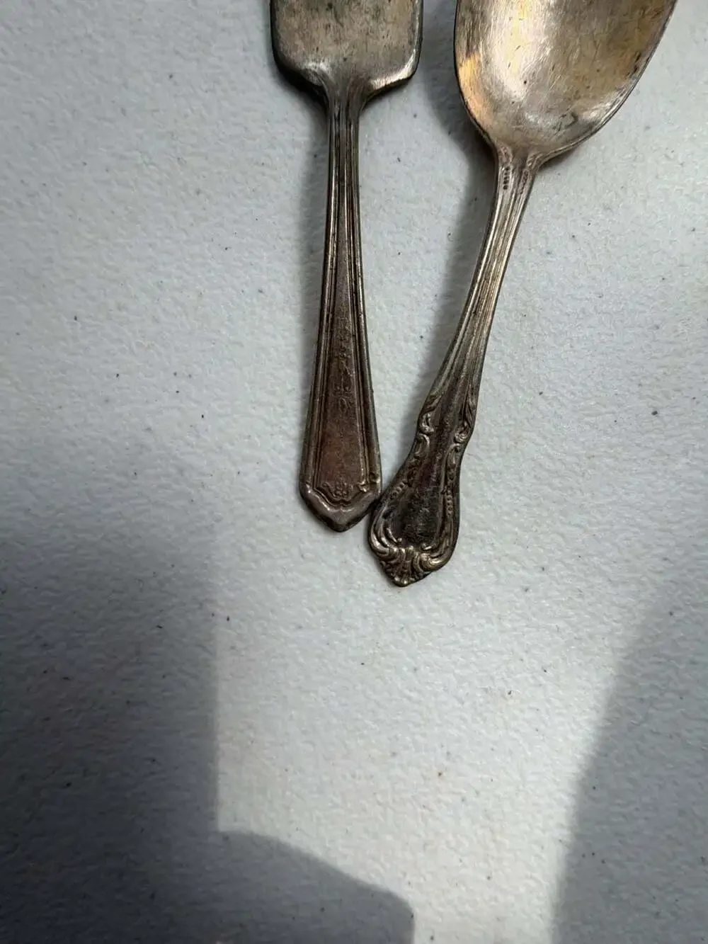 Winthrop Silver Plate Vintage Children's Fork and Spoon Set